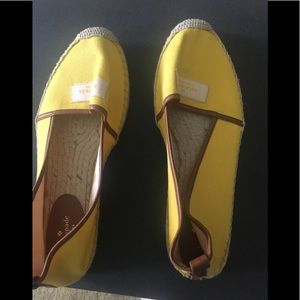 🌈Kate Spade Yellow Flats☀️